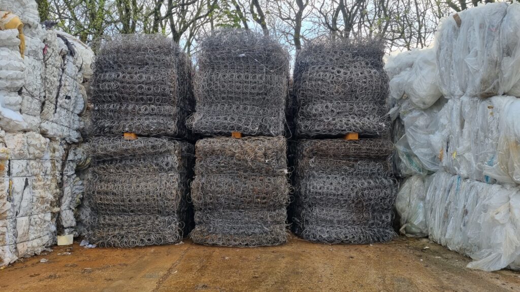 metal recycling of mattress springs